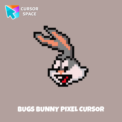Bugs Bunny Pixel cursor arrow cursor